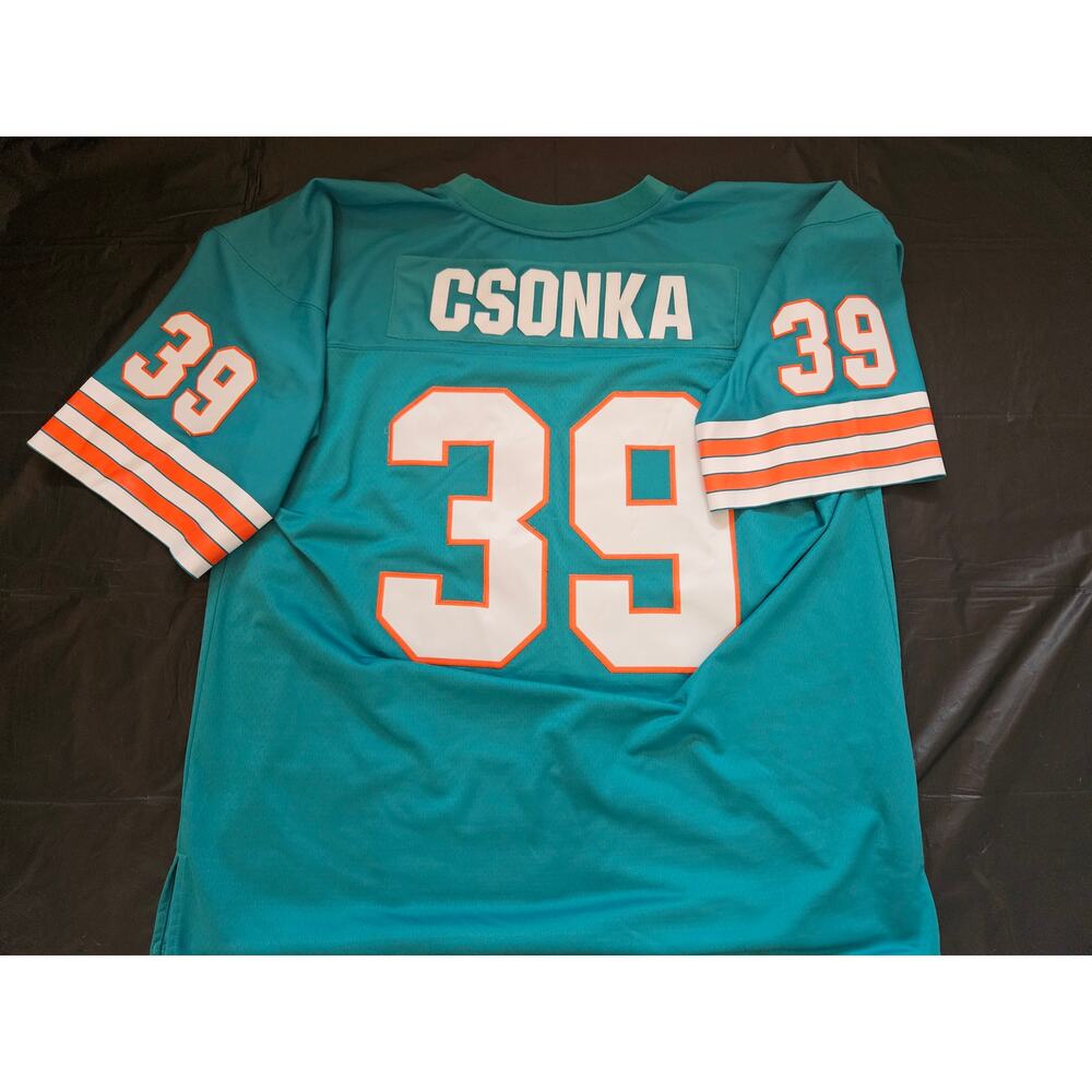 Authentic Mitchell & Ness Larry Csonka Miami Dolphins Football Jersey 56 3XL